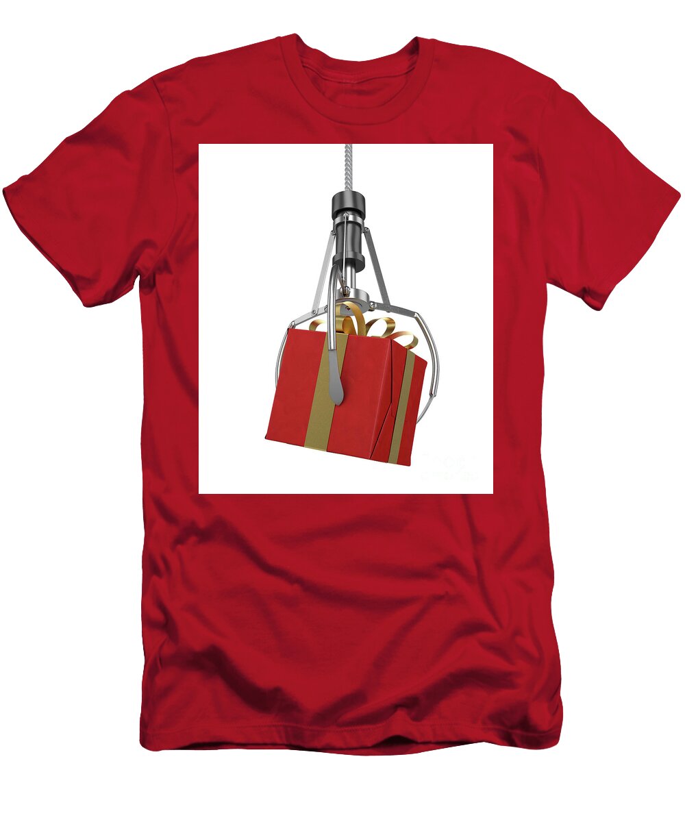 2 Machine Claw Grabbing Gift Allan Swart T-Shirt