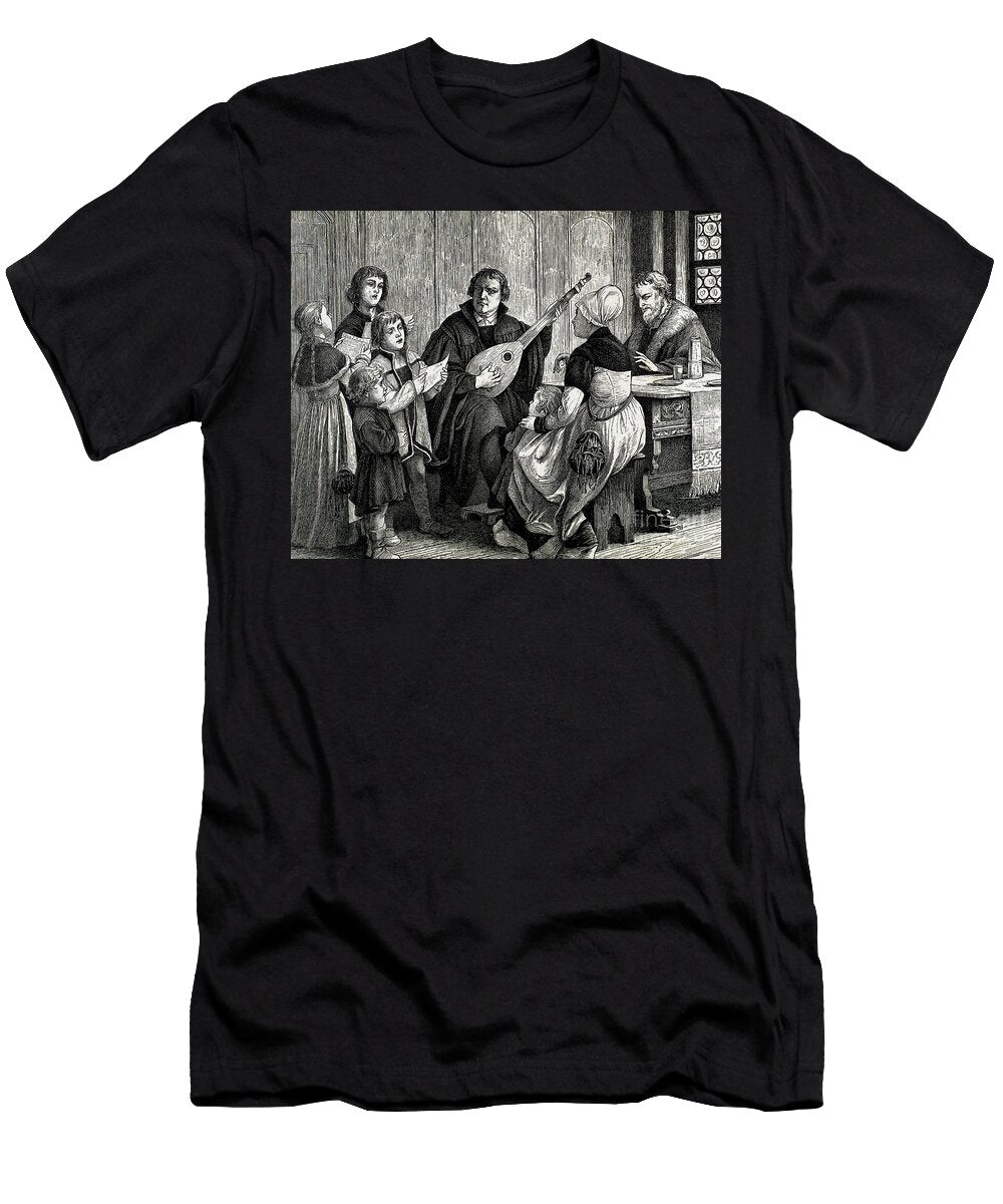 2 Martin Luther 1483 1546 Unknown Artist T-Shirt