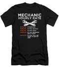 2 Mechanic Hourly Rate Wrench Worker Gift Haselshirt T-Shirt