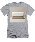 2 Minimalist Two Tone White and Beige Envelope Clutch Stylish Handbag Accessory Talha Khan T-Shirt