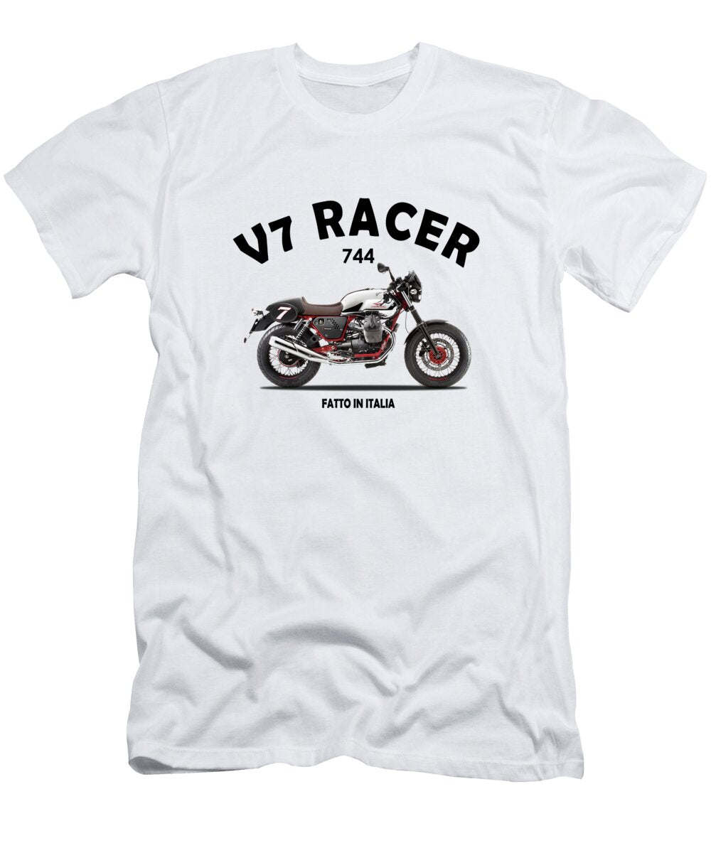 2 Moto Guzzi V7 Racer Mark Rogan T-Shirt