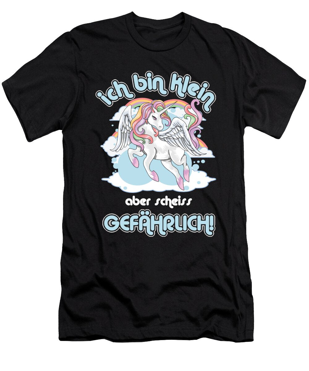 2 Mythical Creature Savage Funny Sarcastic Unicorn Gift Im Small But Dangerous Thomas Larch T-Shirt