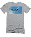 2 North American Snj 4 a Navy Trainer From World War Ii Flying in Bruce Beck T-Shirt