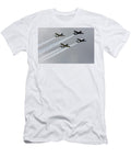 2 North American T 28 Trojan a Single Engine Trainerflying in Form Bruce Beck T-Shirt