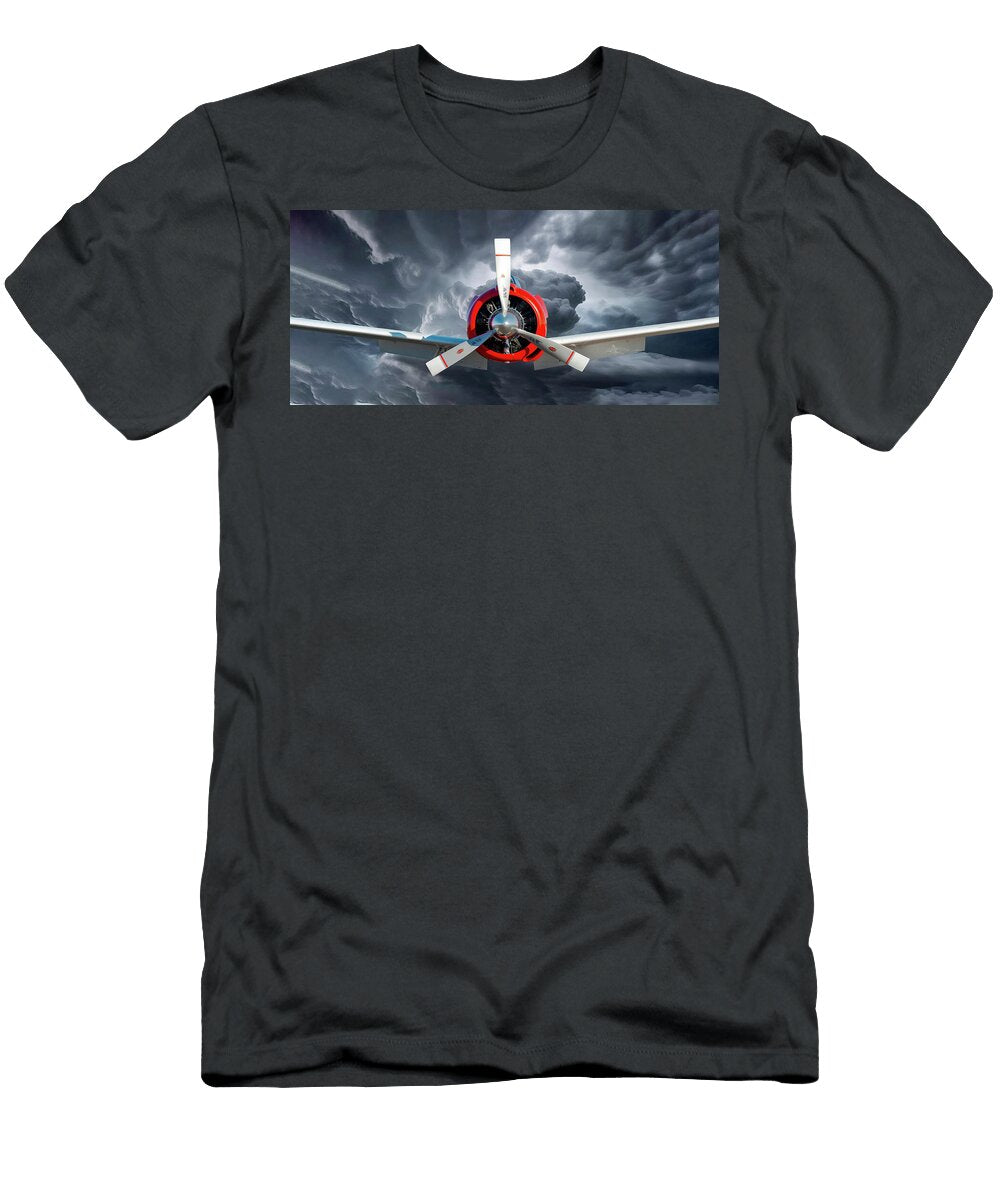 2 North American T 28 Trojan Wright Aviation T-Shirt