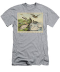 2 Palmipedes Swimming Birds European School T-Shirt