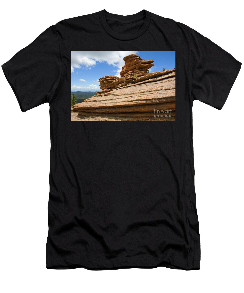 2 Pancake Rocks on Pikes Peak Colorado Steve Krull T-Shirt