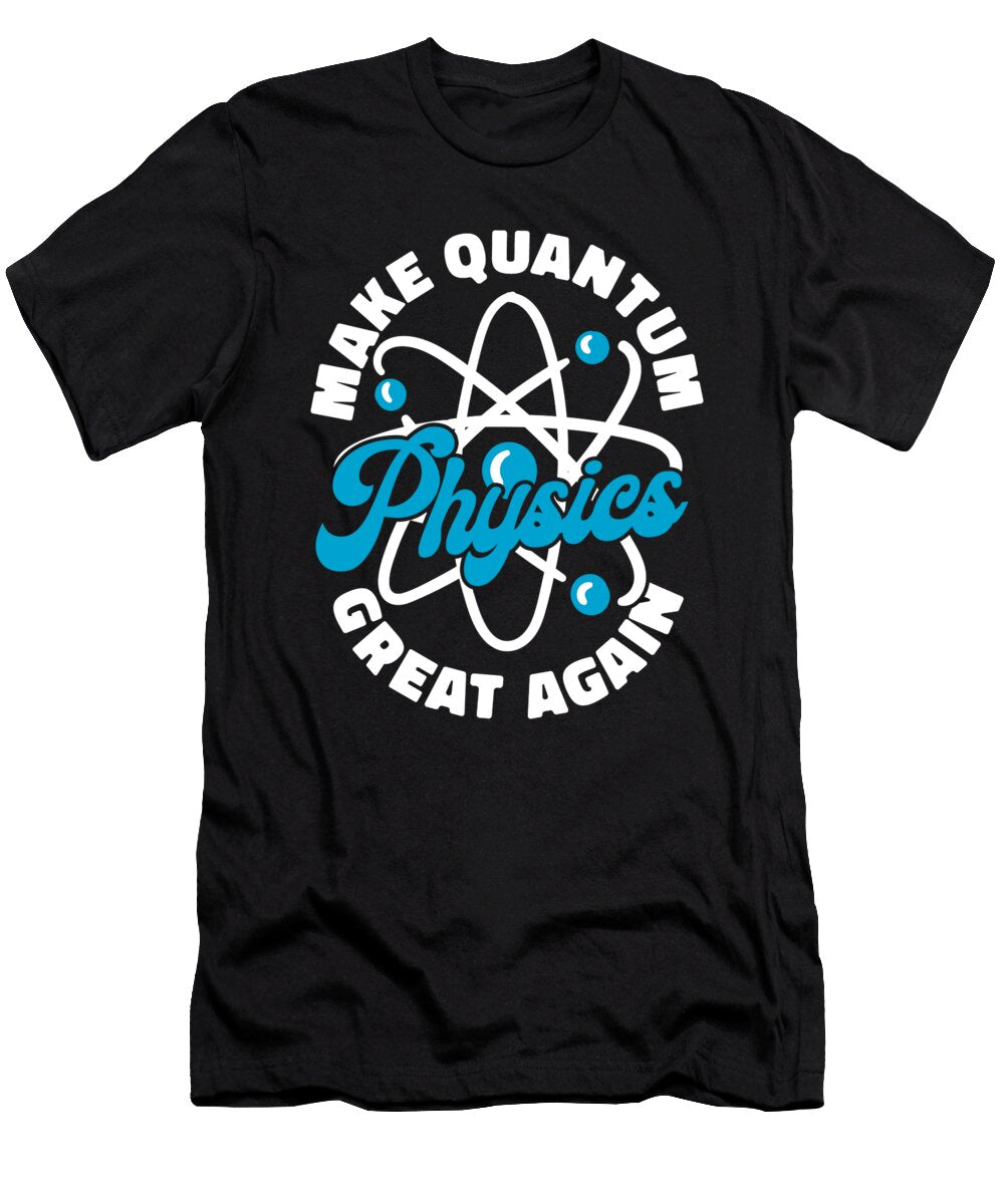 2 Physicist Cool Science Scientist Quantum Physics Crazy Squirrel T-Shirt