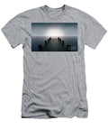 2 Pier on Sunrise Horizon Allan Swart T-Shirt