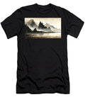2 Punakaikis Skyline Pancake Rocks Nicholas Cummings T-Shirt