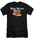 2 Read Return Repeat Library Worker Librarian Book Lover Maximus Designs T-Shirt
