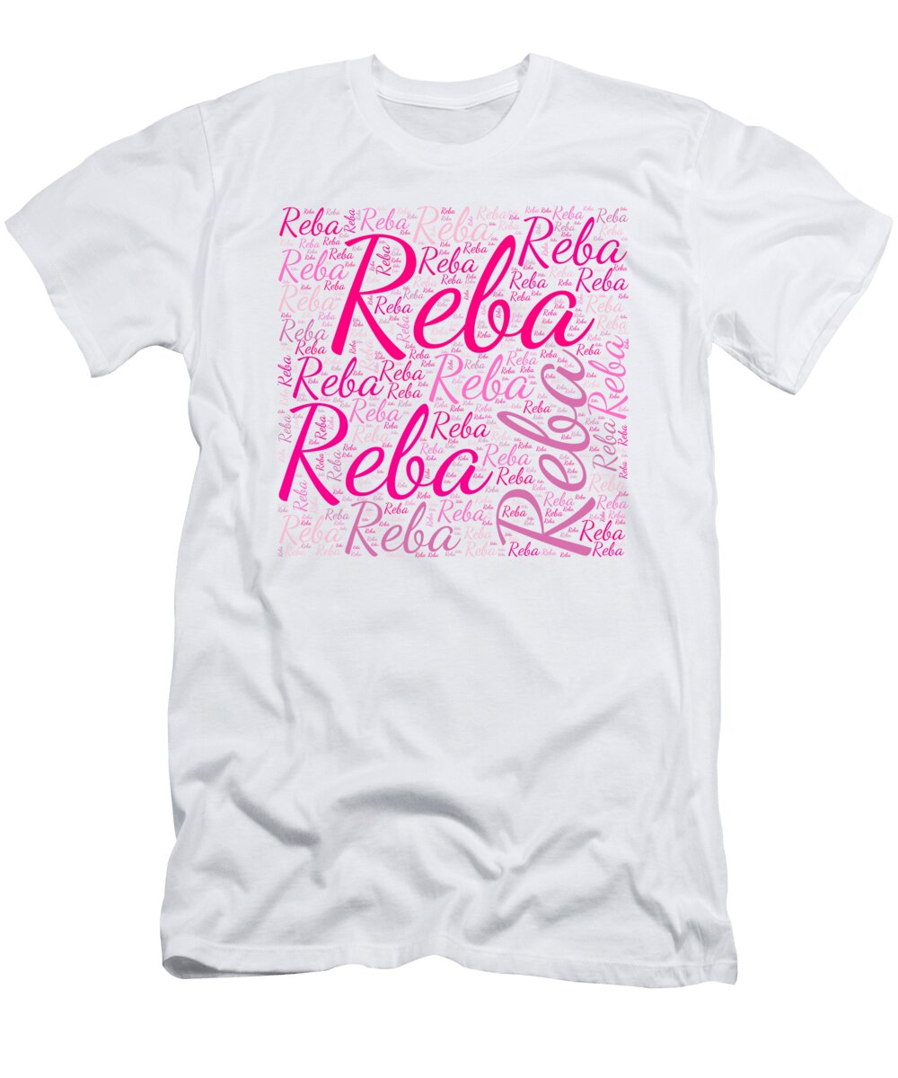 2 Reba Names Without Frontiers Vidddie Publyshd T-Shirt