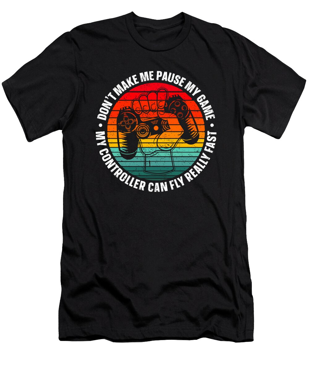 2 Retro Gamer Gaming Vintage Video Games Crazy Squirrel T-Shirt