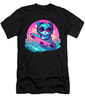 2 Retro Surfing Cat Sweet Birdie Studio T-Shirt