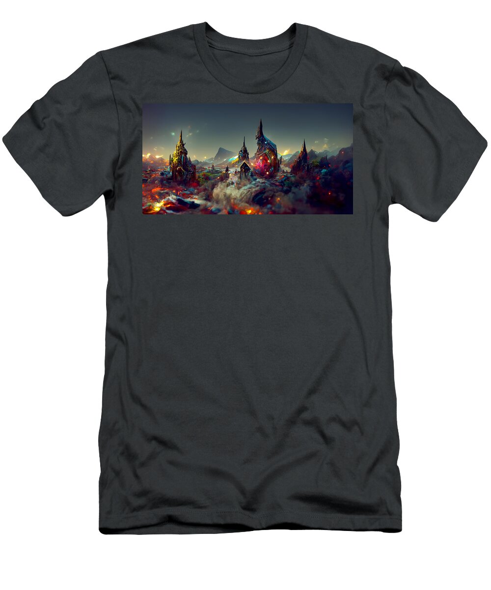 2 Rocky Landscape in Another Dimension Frederick Butt T-Shirt