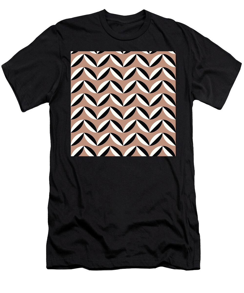 2 Seamless Abstract Retro Geometric Pattern Julien T-Shirt