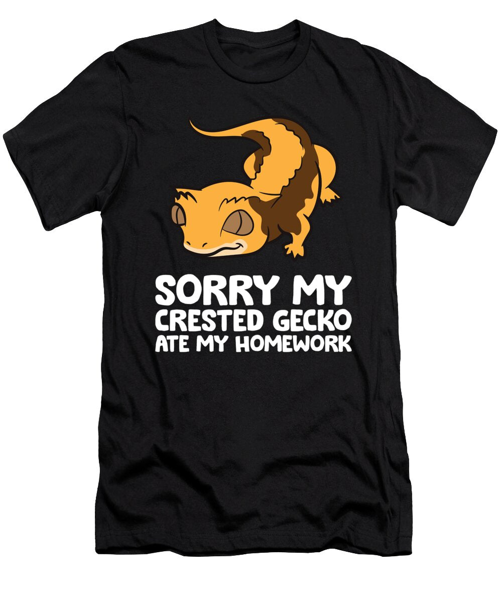 2 Sorry My Crested Gecko Ate My Homework Eq Designs T-Shirt