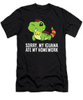 2 Sorry My Iguana Ate My Homework Funny Iguana Eq Designs T-Shirt