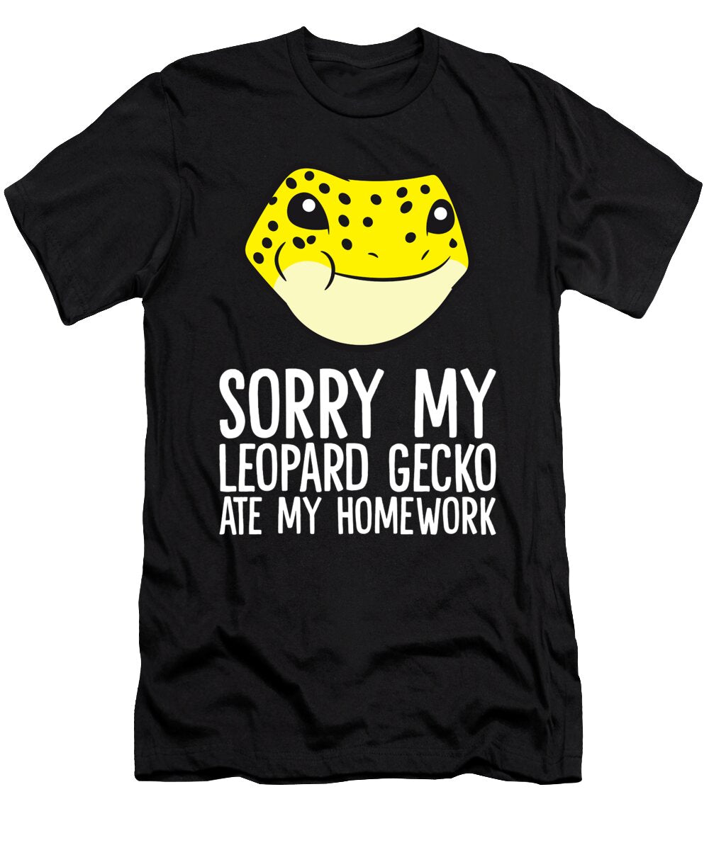 2 Sorry My Leopard Gecko Ate My Homework Eq Designs T-Shirt