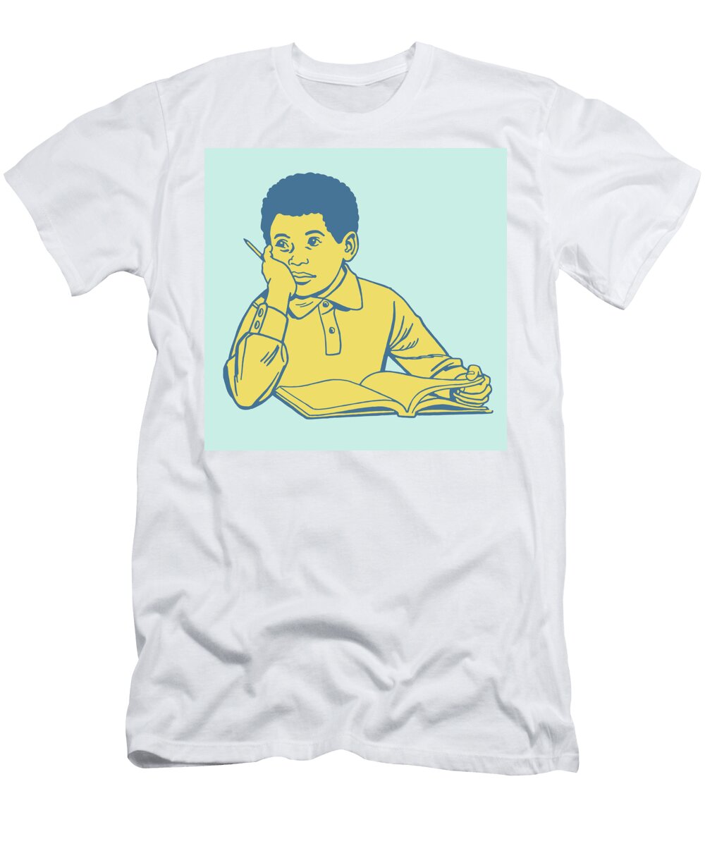 2 Student Doing Homework Csa Images T-Shirt