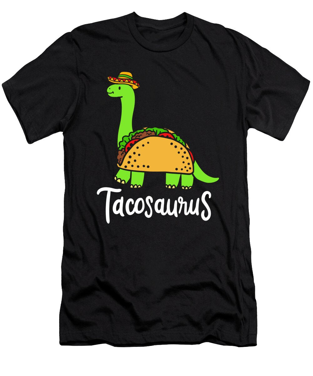 2 Tacosaurus Mexican Taco Dinosaur Brontosaurus Gift Haselshirt T-Shirt