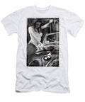 2 the Girl on the Background of Vintage Car Andrey Godyaykin T-Shirt