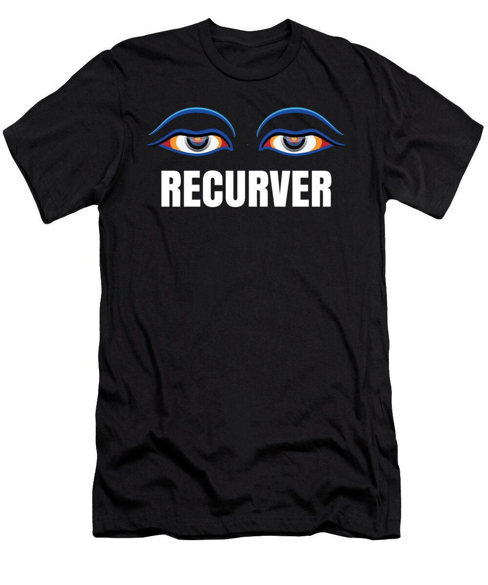 2 Traditional Archery Gift Gift for an Archer or Bowman Longbow Recurver Bowhunters and Bowhuting Enthusiasts Martin Hicks T-Shirt