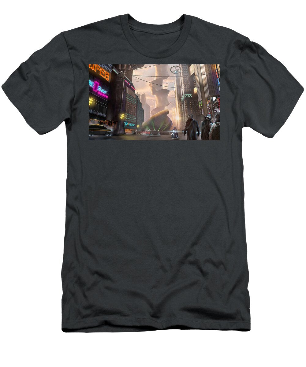 2 Urban Cyberspace Gabriel Chevers T-Shirt