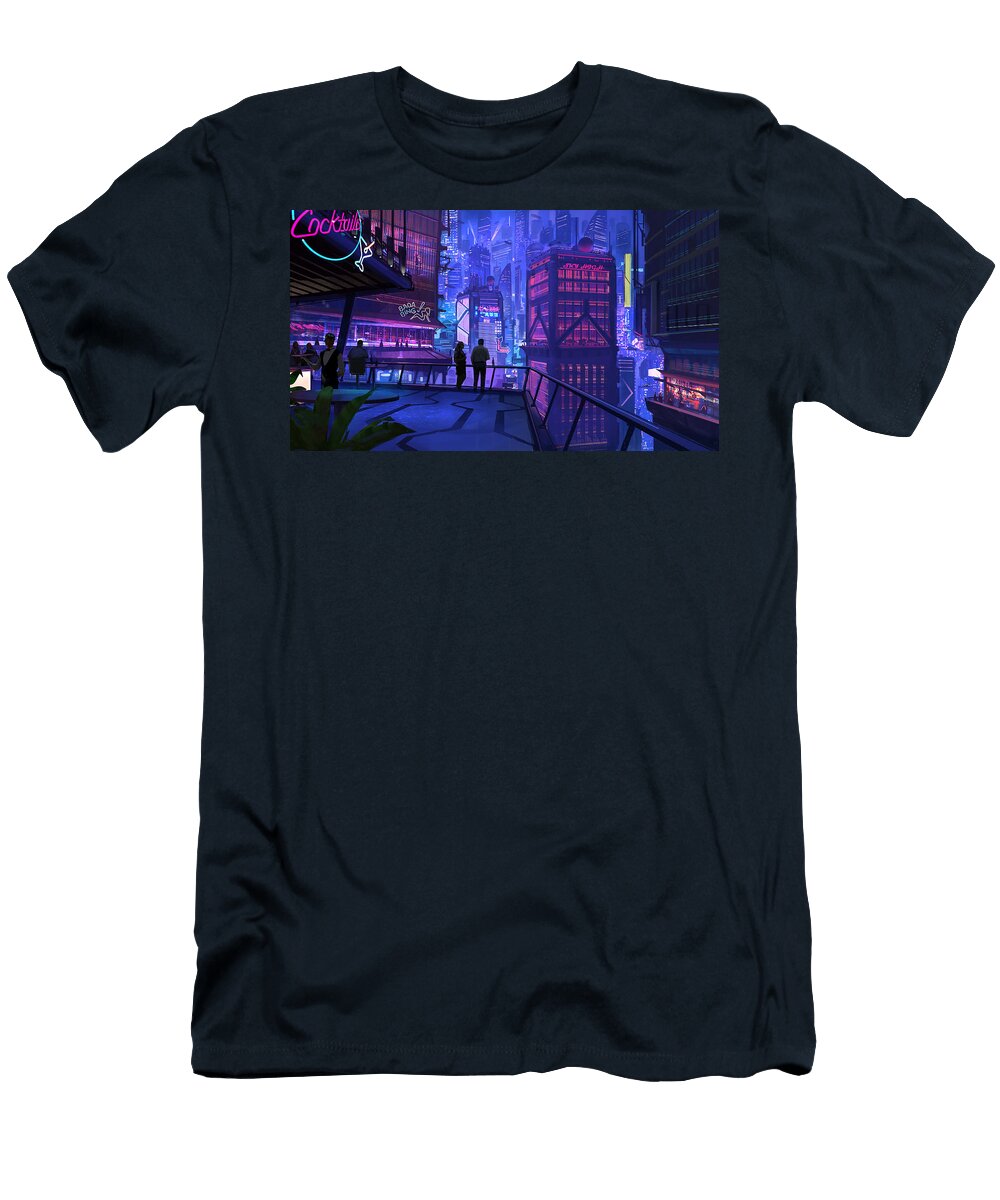 2 Vaporwave Cyber Sandor Antognoni T-Shirt