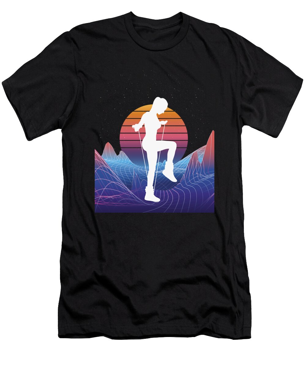 2 Vaporwave Rope Jumping Greenoptix T-Shirt