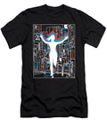 2 Vaporwave Synthwave Skyline Marathon Trail Running Greenoptix T-Shirt