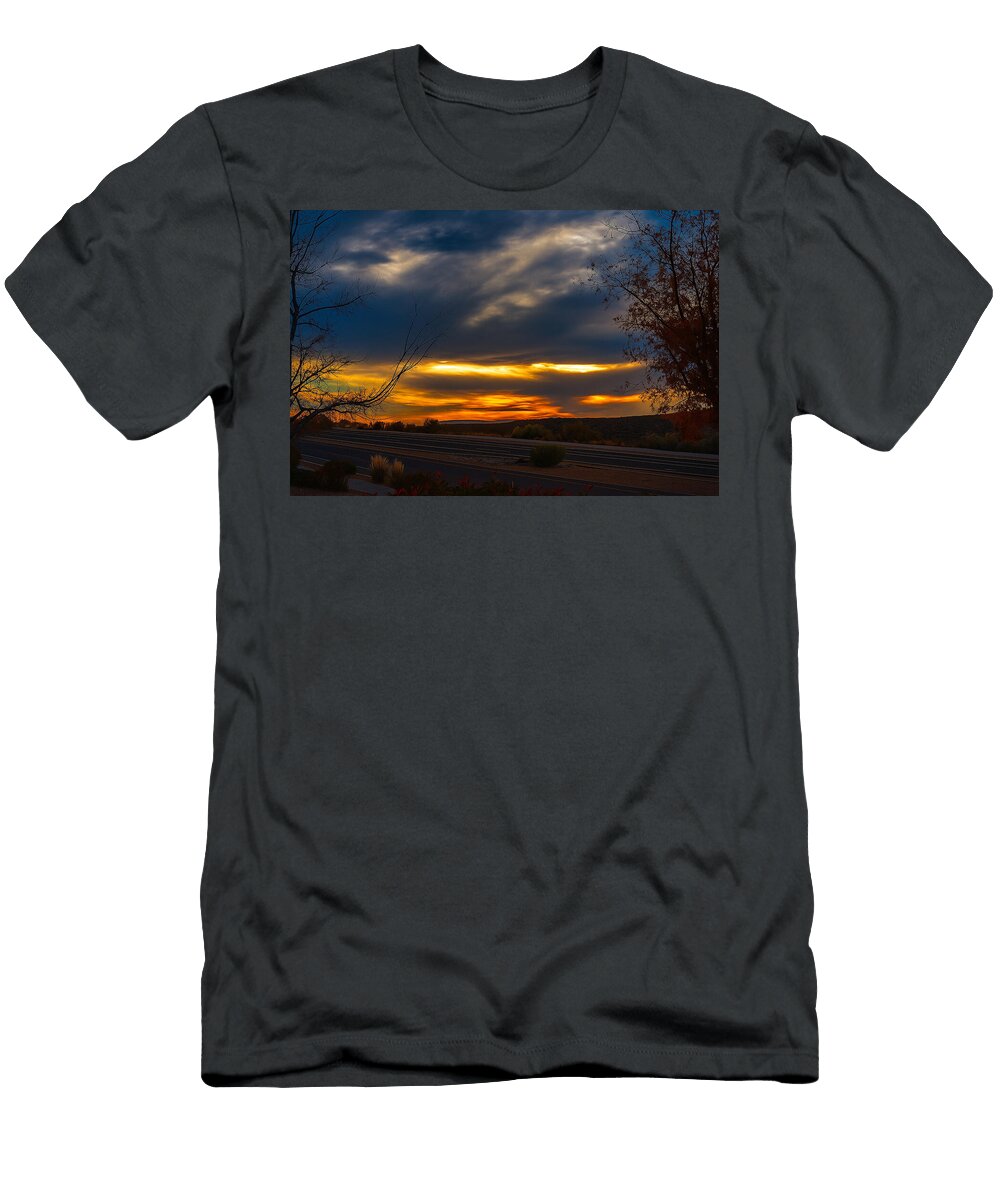 2 Vibrant Desert Sunset Mario G Rivera T-Shirt