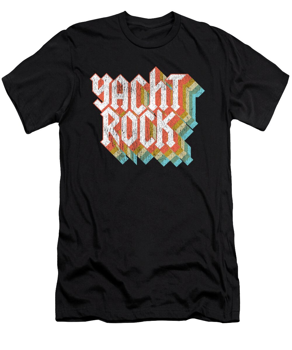 2 Vintage Fade Yacht Rock Party Boat Drinking Vector Deluxe T-Shirt