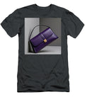 2 Vivid Royal Purple Leather Clutch Shoulder Bag Elegant Designer Handbag Talha Khan T-Shirt