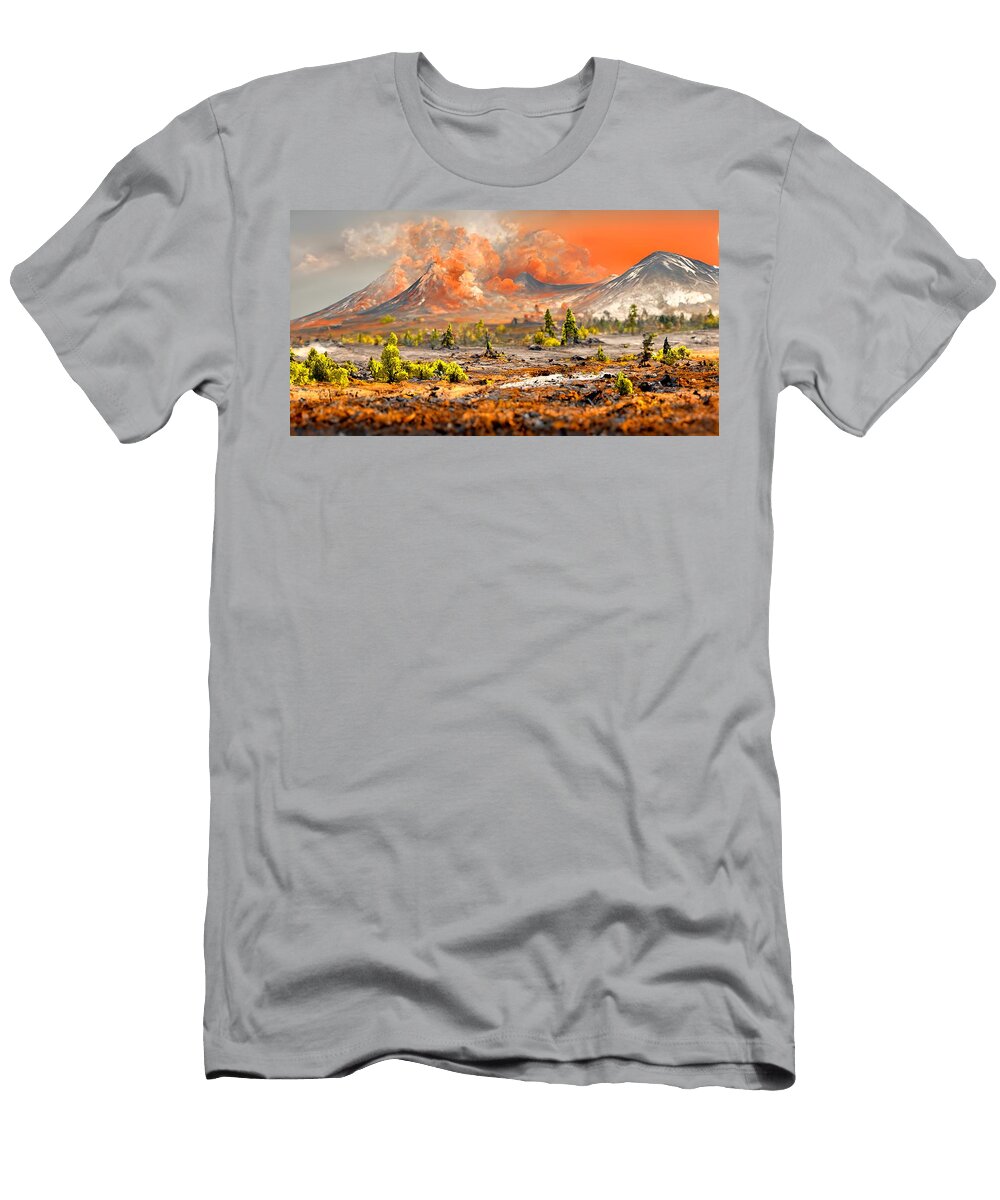 2 Volcanic Landscape Frederick Butt T-Shirt