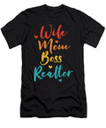 2 Wife Mom Boss Realtor Women Funny Mama Mothers Day Haselshirt T-Shirt