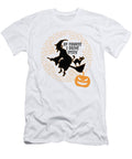 2 Witch on Broom Halloween Gift of Course I Drive Stick Gift James C T-Shirt