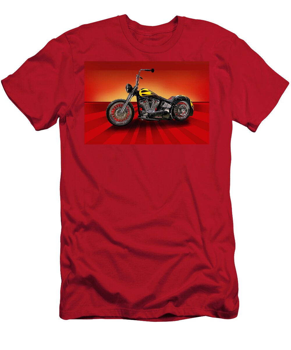 2002 Harley Davidson Retro Custom Dave Koontz T-Shirt