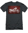 2014 Yamaha Bolt Blueprintvintage Red Background Brush and Bike T-Shirt