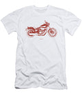2014 Yamaha Bolttransparentred Brush and Bike T-Shirt