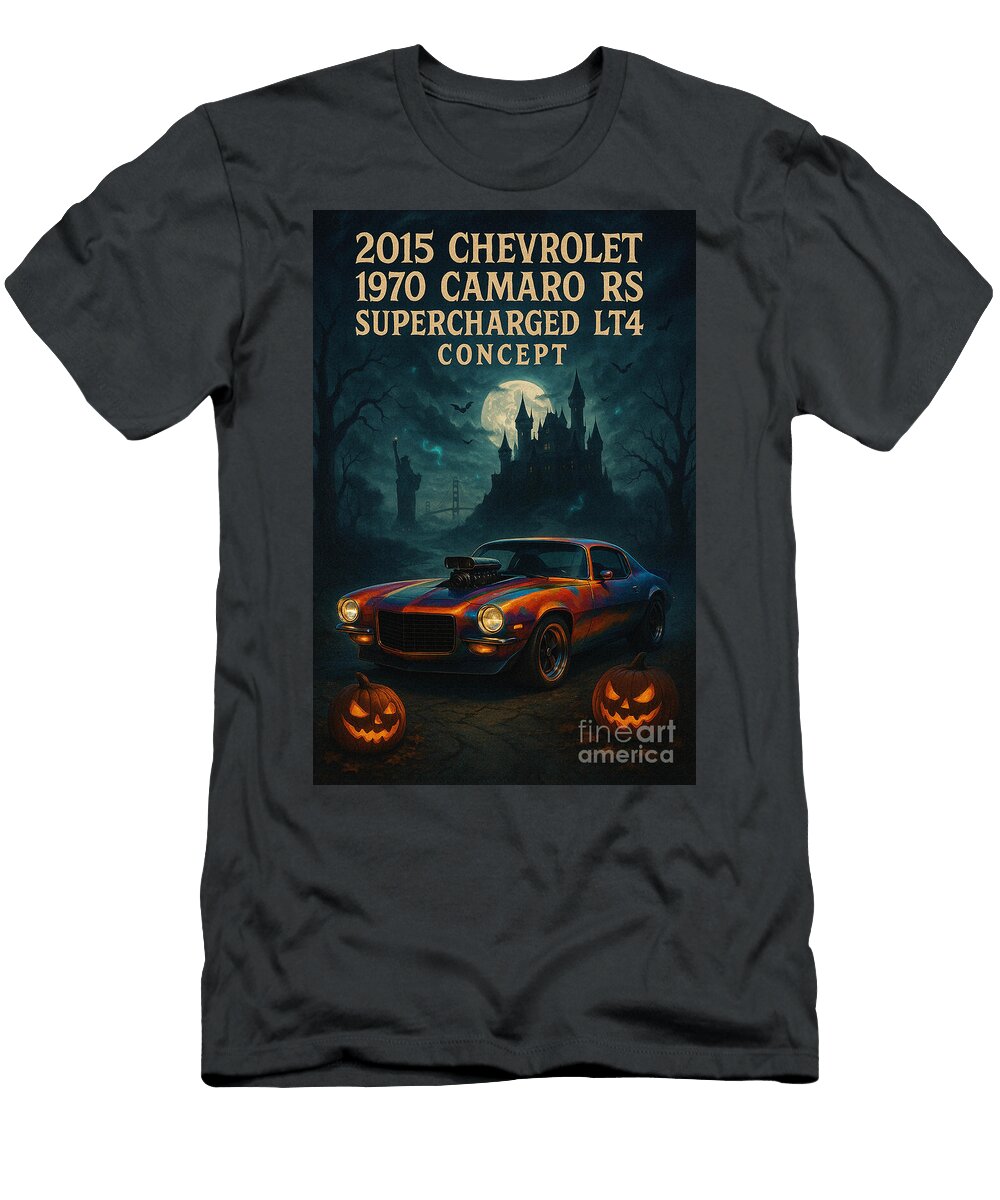 2015 Chevrolet 1970 Camaro Rs Supercharged Lt4 Concept Ola Kunde T-Shirt