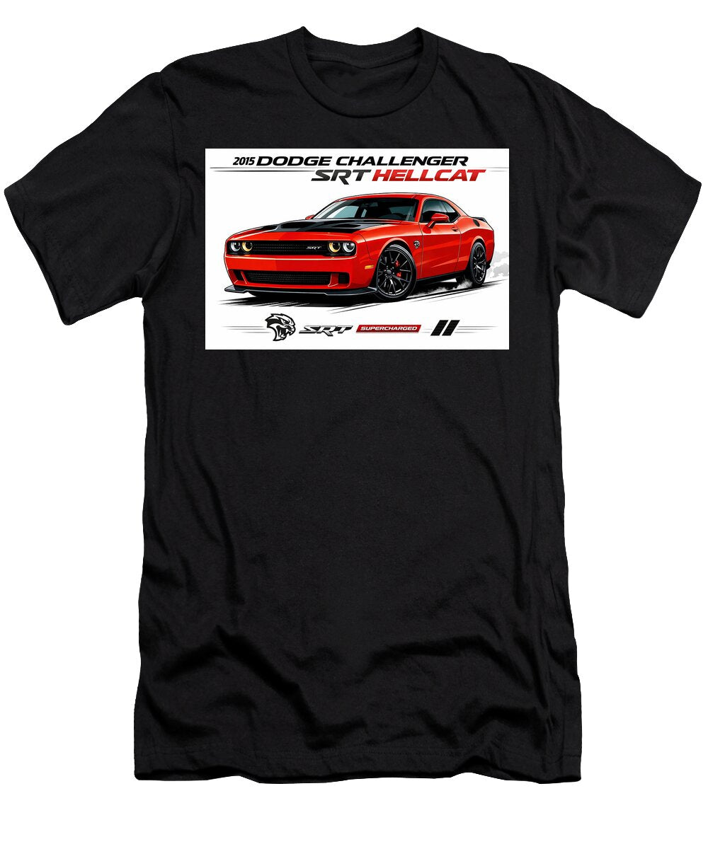 2015 Dodge Challenger Hellcat Poster All Things T-Shirt