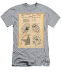 2016 Captain America Shield Patent Print Antique Paper Greg Edwards T-Shirt