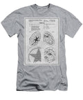 2016 Captain America Shield Patent Print Gray Greg Edwards T-Shirt