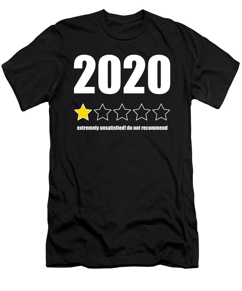 2020 One Star Extremely Bad Not Recommended Hilarious Gag Design Sel Mermaid T-Shirt