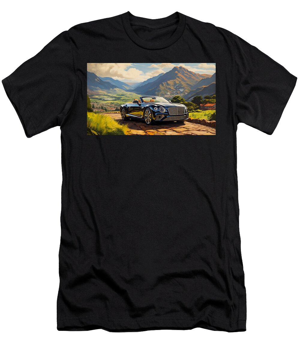 2021 Bentley Batur 60l W12 Twin Turbocharged G By Asar Studios Celestial Images T-Shirt