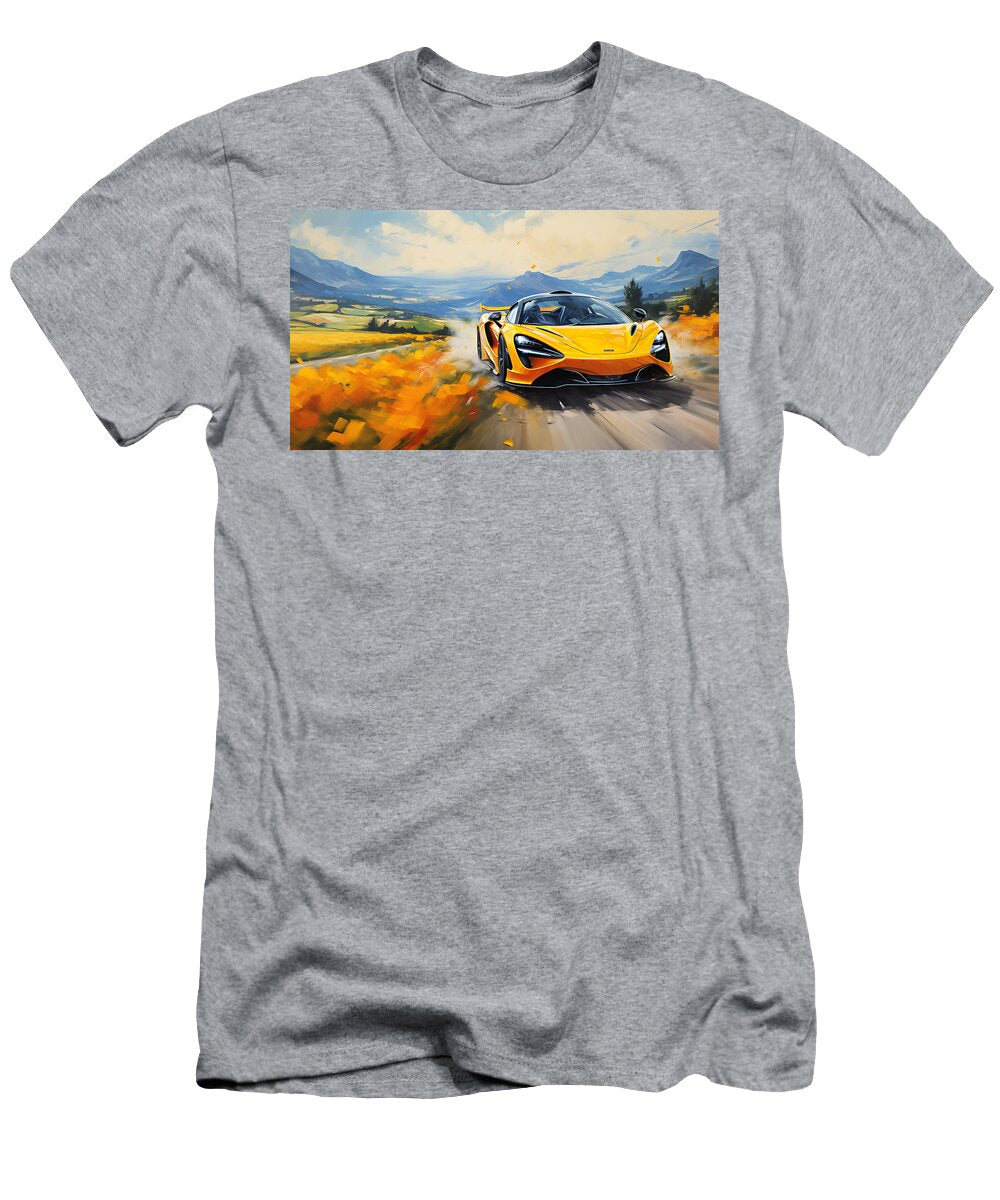 2023 Mclaren 720s Gt3x 40l V8 Twin Turbocharge By Asar Studios Celestial Images T-Shirt