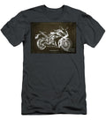 2024 Honda Cbr650r E Clutch Blueprint Brown Design Brush and Bike T-Shirt
