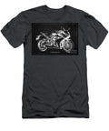 2024 Honda Cbr650r E Clutch Blueprint Dark Grey Design Brush and Bike T-Shirt