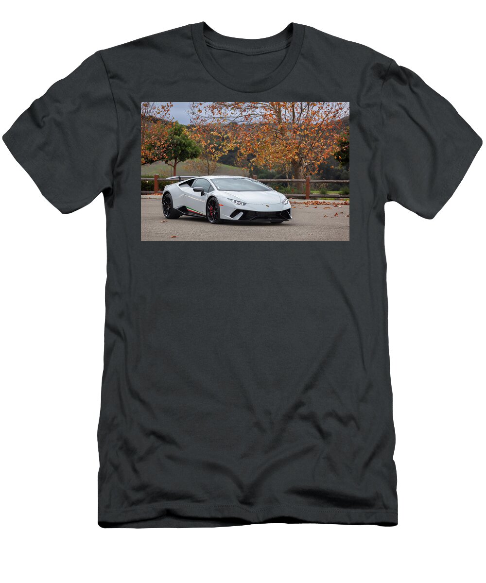 21 Lamborghini Huracan Performante Print Itzkirb Photography T-Shirt